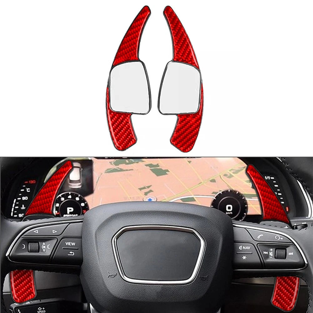 Steering Wheel Shift Paddle Extensions for Audi A3 A4 A5 Q3 Q5 Q7 Q8 SQ5 TT (2010-2023)