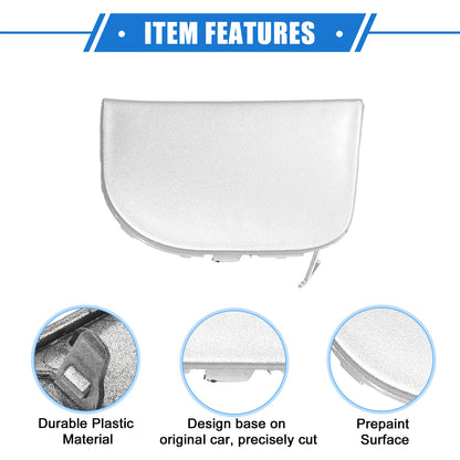 Front Left Bumper Tow Hook Cover for Toyota Prius XW30 (2012-2015) Silver