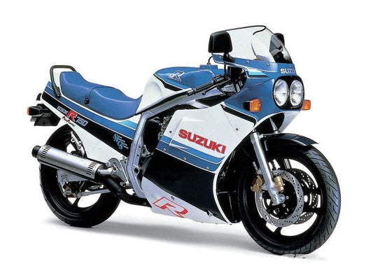 2 x Aluminium Tête de fourche & pare-brise for Suzuki GSX-R 750 (1985–1987)
