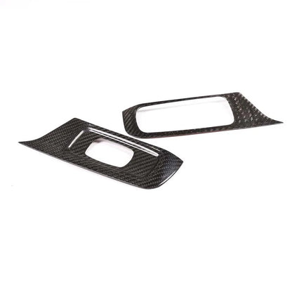 Real Carbon Fiber Door Window Switch Cover Trim Fit For Porsche 718 911 2016+