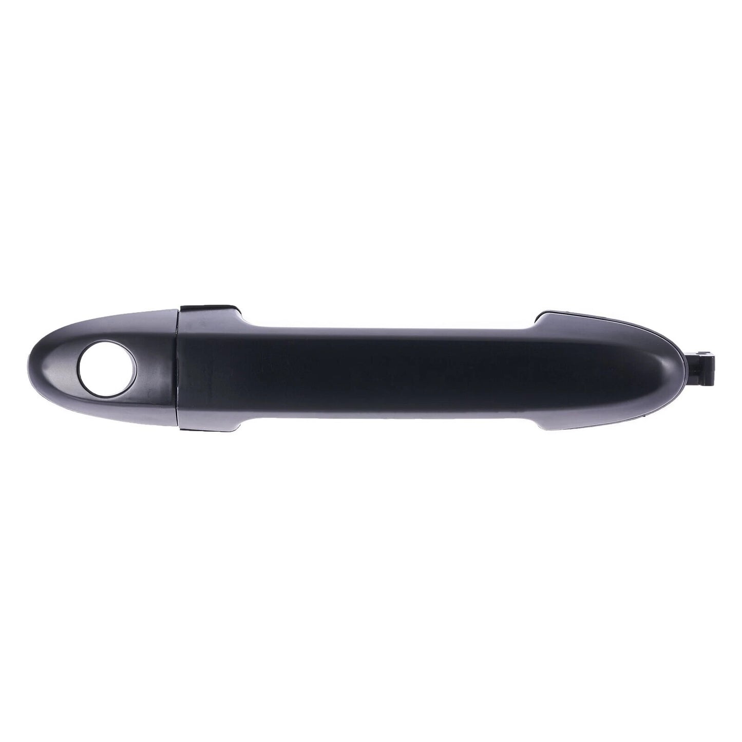 Black Front Right Outer Door Handle with Keyhole for Hyundai Santa Fe (2005-2012)