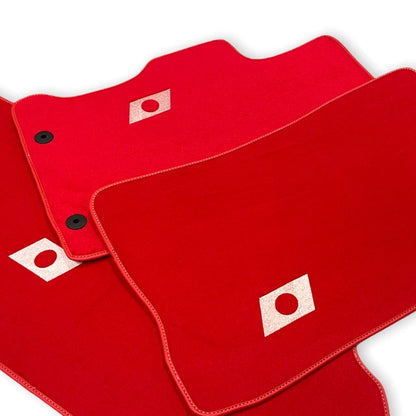 Floor Mats for HONDA with Japan Flag Emblem Tailored Carpets (All Models)
