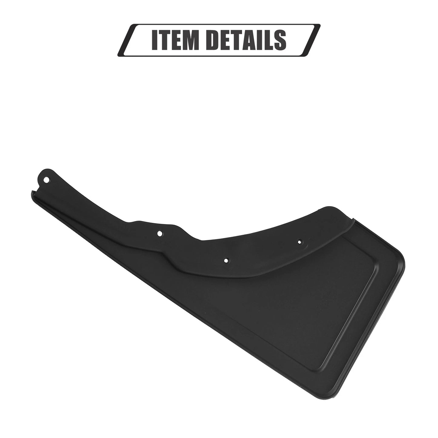 Mud Flaps Splash Guards for Ford Bronco Sport Black 1 Set (2021-2023)