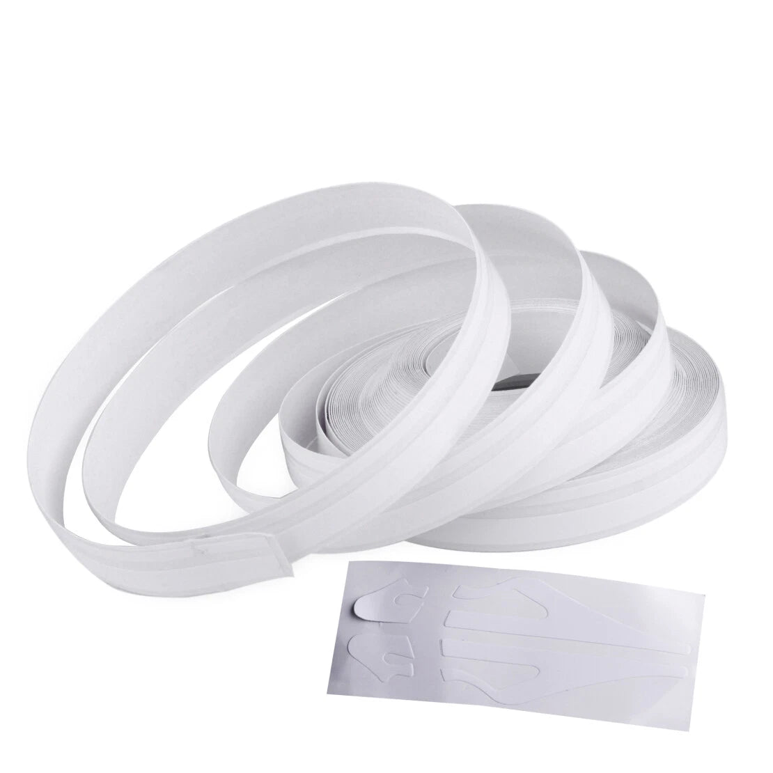 9.8m Double Pin Stripe Sticker Tape Vinyl Decal for Car Body - White