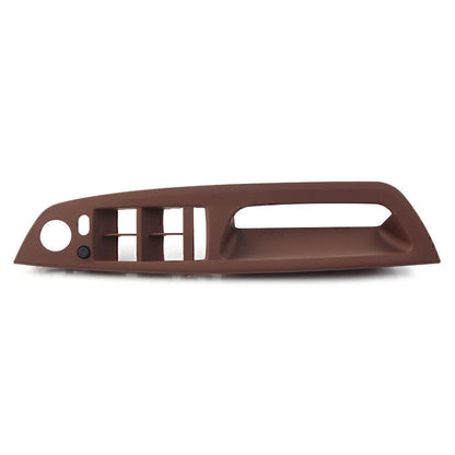 Inner Door Handle Trim Cover for BMW X5 X6 E70 LHD ABS Red Brown (2007-2013)