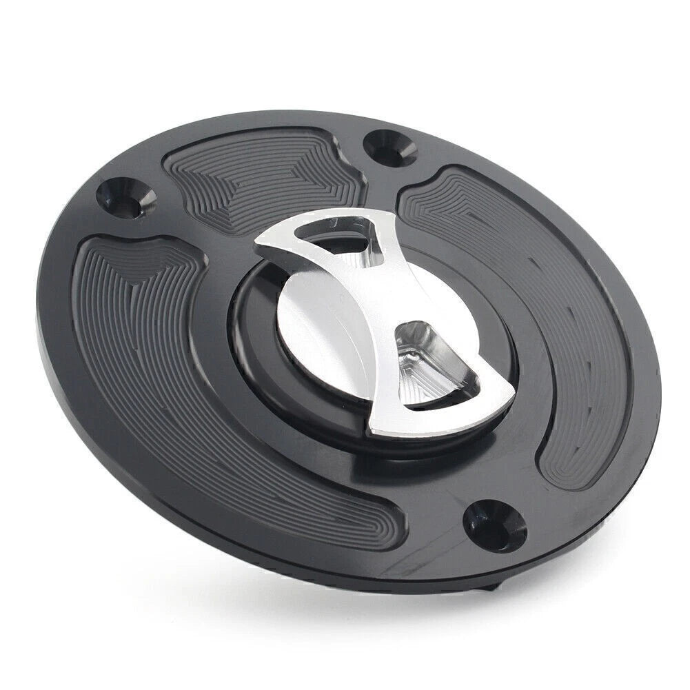Keyless Fuel Gas Tank Cap Cover for Kawasaki ZX10R ZX9R (2004-2023)