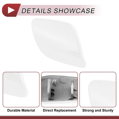 Front Right Bumper Trim Nozzle Cover for Volvo XC60 (2009-2013) White