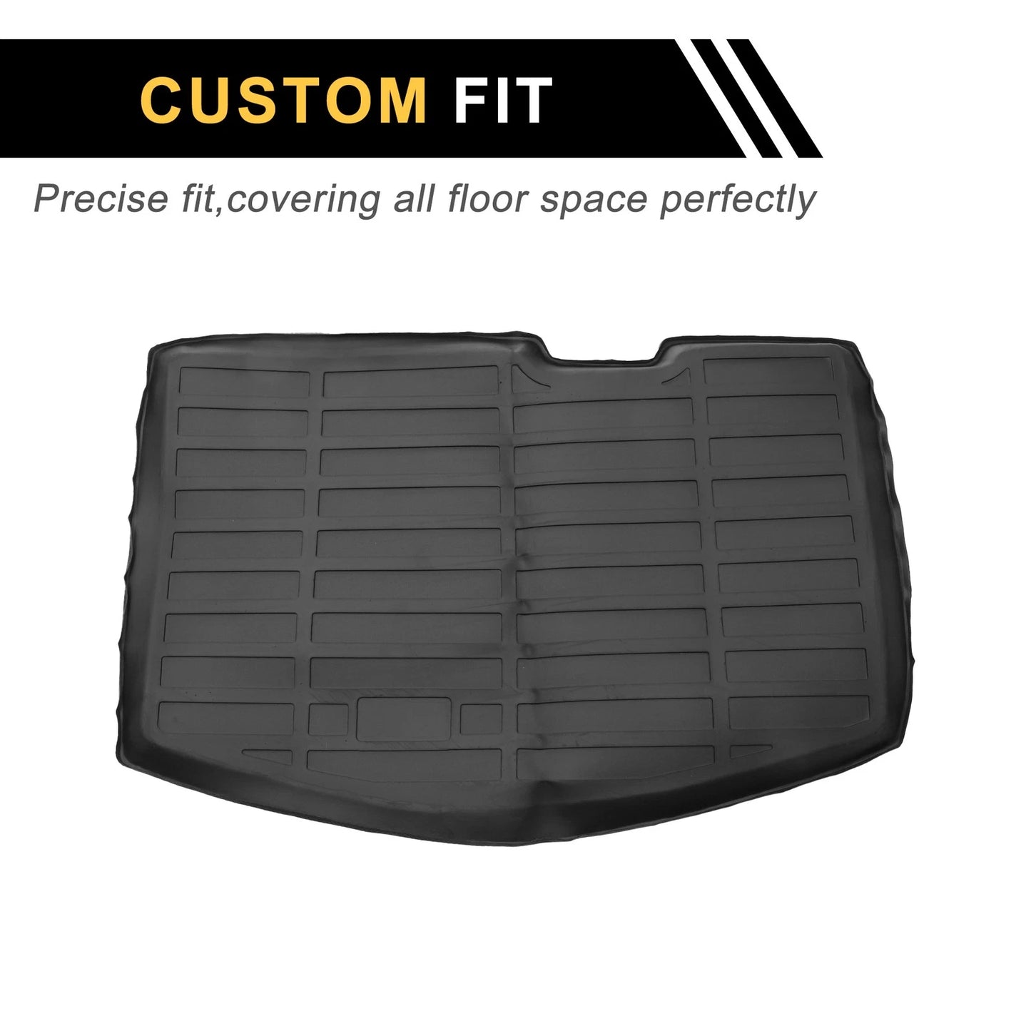 Cargo Liner Rear Trunk Mat for Chevrolet Bolt EV (2017-2021) Rectangular Grid