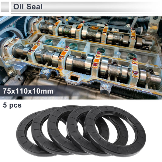 Oil Seal 75x110x10mm 5 Pcs for MakeModel