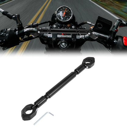 Universal 22mm 316g Aluminum Alloy Black Motorcycle Balance Bar Crossbar