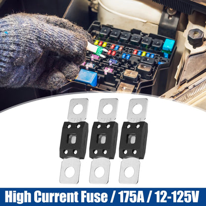 3 x High Current Fuse for Car Boat Motorcycle Audio CDs Fuse Holder