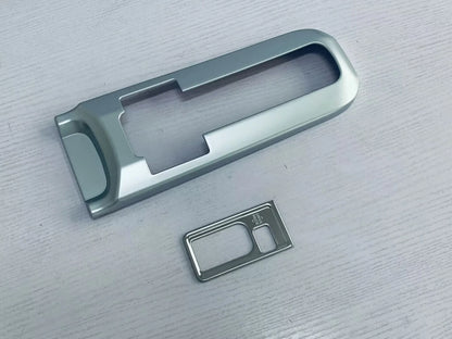 Steel Matte Gear Shift Box Panel Lid Cover Trim for 2023-2024 Toyota Prius 2 x