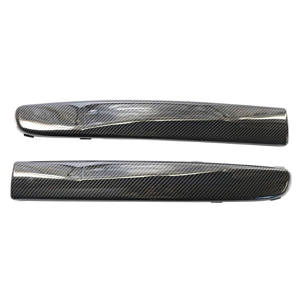 Carbon Fiber Front Bumper Corner Panel Trim Cover for FIAT 500 (2007-2015)