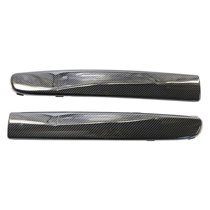 Carbon Fiber Front Bumper Corner Panel Trim Cover for FIAT 500 (2007-2015)