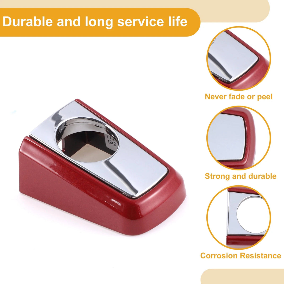 Exterior Door Handle Cover Trim for Buick Regal LaCrosse Encore Red ABS