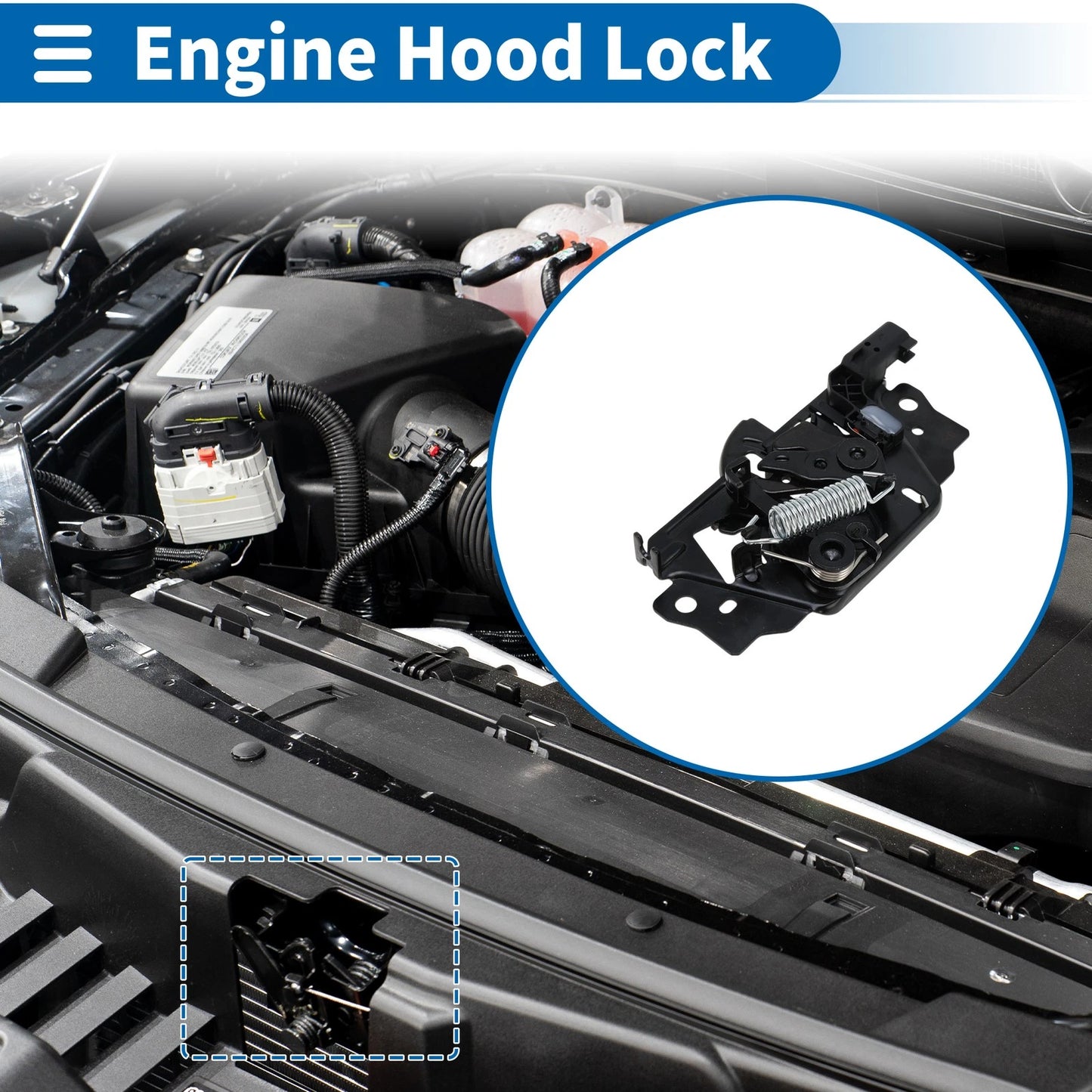 Hood Latch Assembly for Ford Focus (2012-2023)