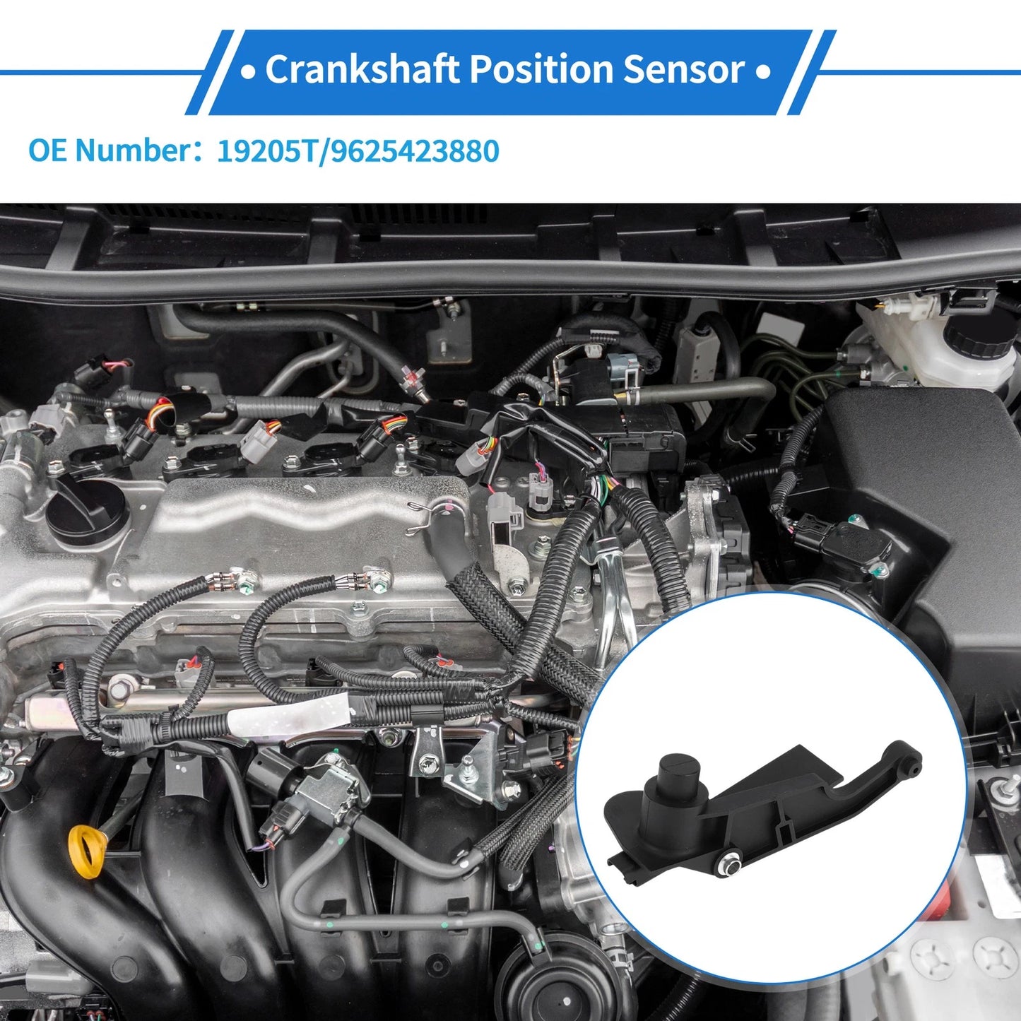 Crankshaft Position Sensor for PEUGEOT 306 Hatchback 1.4 (1993-2001)