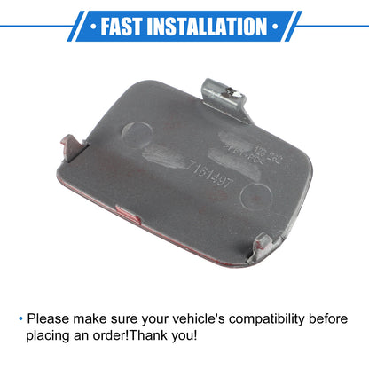 Car Tow Hook Eye Cover Cap for BMW 3-Series 328i 335i (2007-2010) Red Right