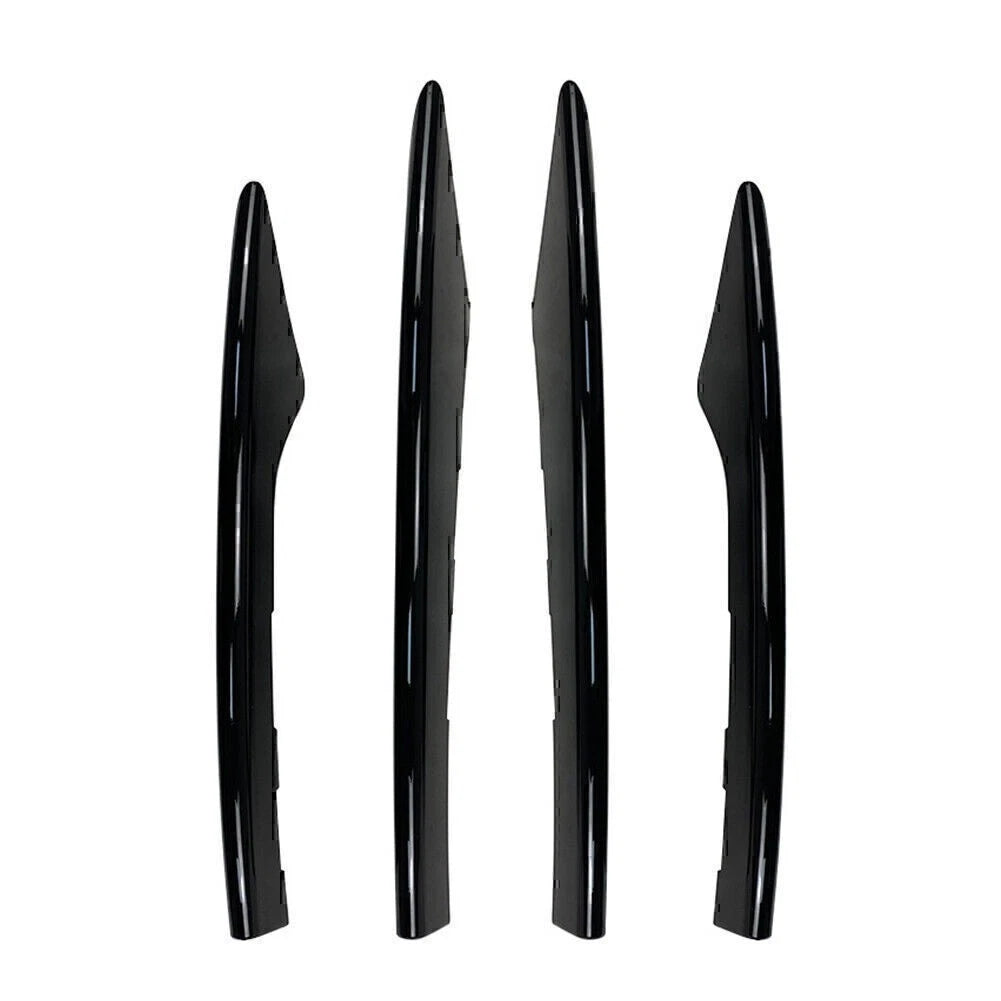 4x Fog Light Cover Trim for Mercedes Benz E-Class W213 (2021+) Black