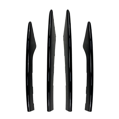 4x Fog Light Cover Trim for Mercedes Benz E-Class W213 (2021+) Black