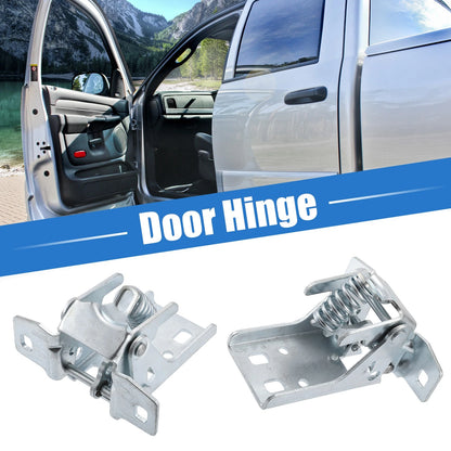 Pair Door Hinge Front Upper Left Right Side for Dodge Ram