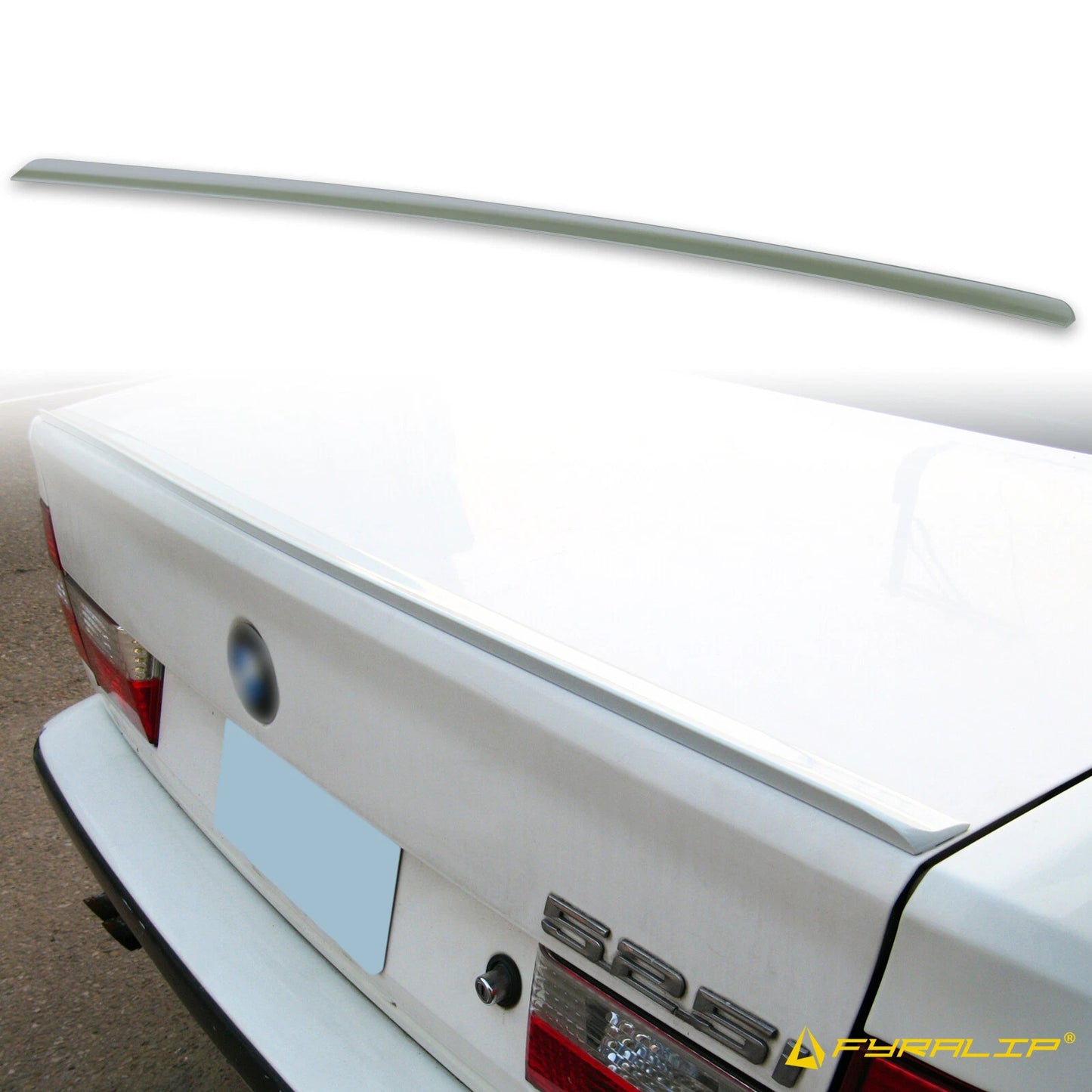 237 Silver Boot Lip Spoiler for BMW 5 Series E34 (1988-1996)
