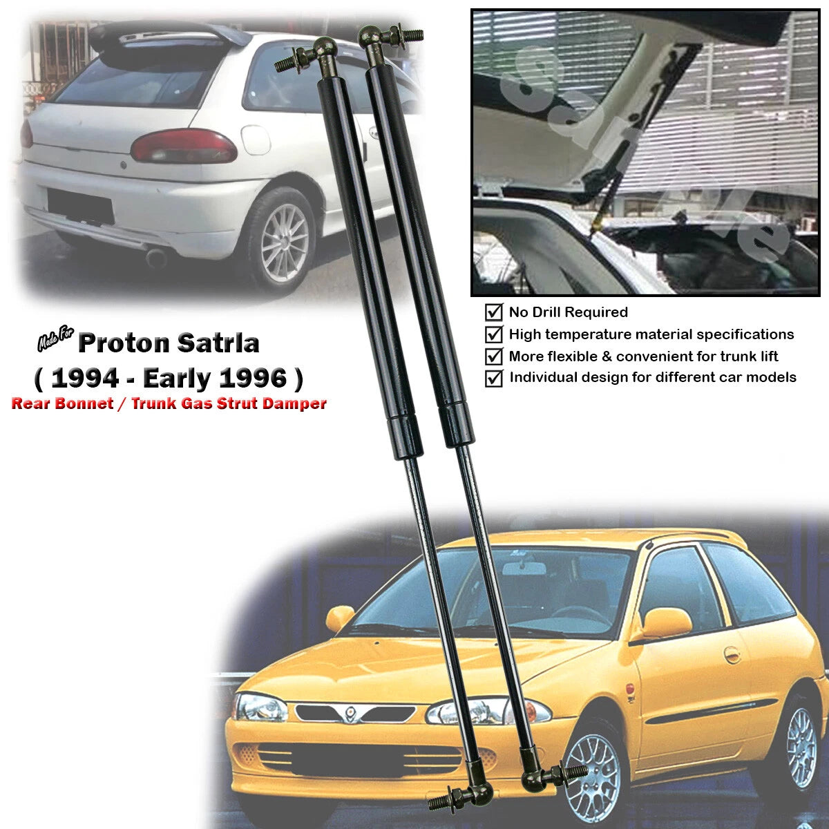 Gas Shock Strut for Proton Satria C96 C97 (1994-1996)