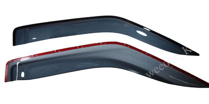 2 x Front Door Wind Shield Air Guards for Isuzu UteHolden Rodeo (1997-2002)