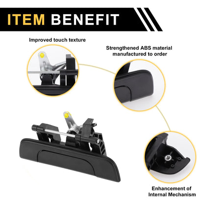 Liftgate Latch Tailgate Handle for Toyota Tacoma (1995-2004) Black