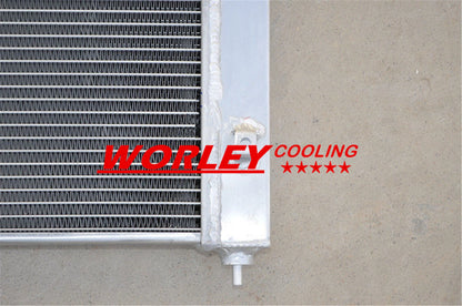 Aluminum Radiator + Black Hoses for Holden Commodore VS V6 3.8L (1995-1997)