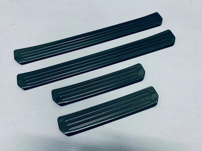 Steel Fiber Outer Door Sill Scuff Plate Cover for 2023-2024 Mazda CX-50