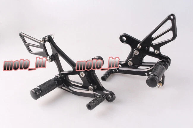 CNC Racing Rearsets Foot Pegs for Kawasaki Ninja ZX6R (2005-2008) Black