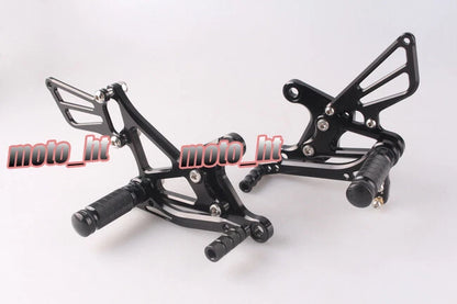 CNC Racing Rearsets Foot Pegs for Kawasaki Ninja ZX6R (2005-2008) Black