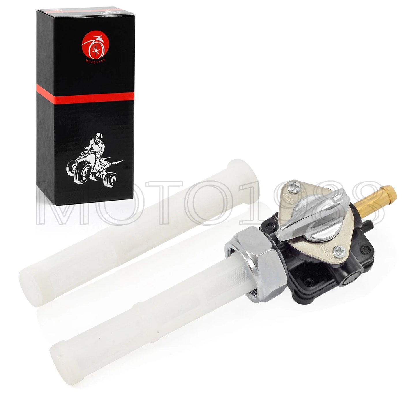 Fuel Valve Petcock 22mm Straight Outlet for Harley Davidson Models 1970-2023