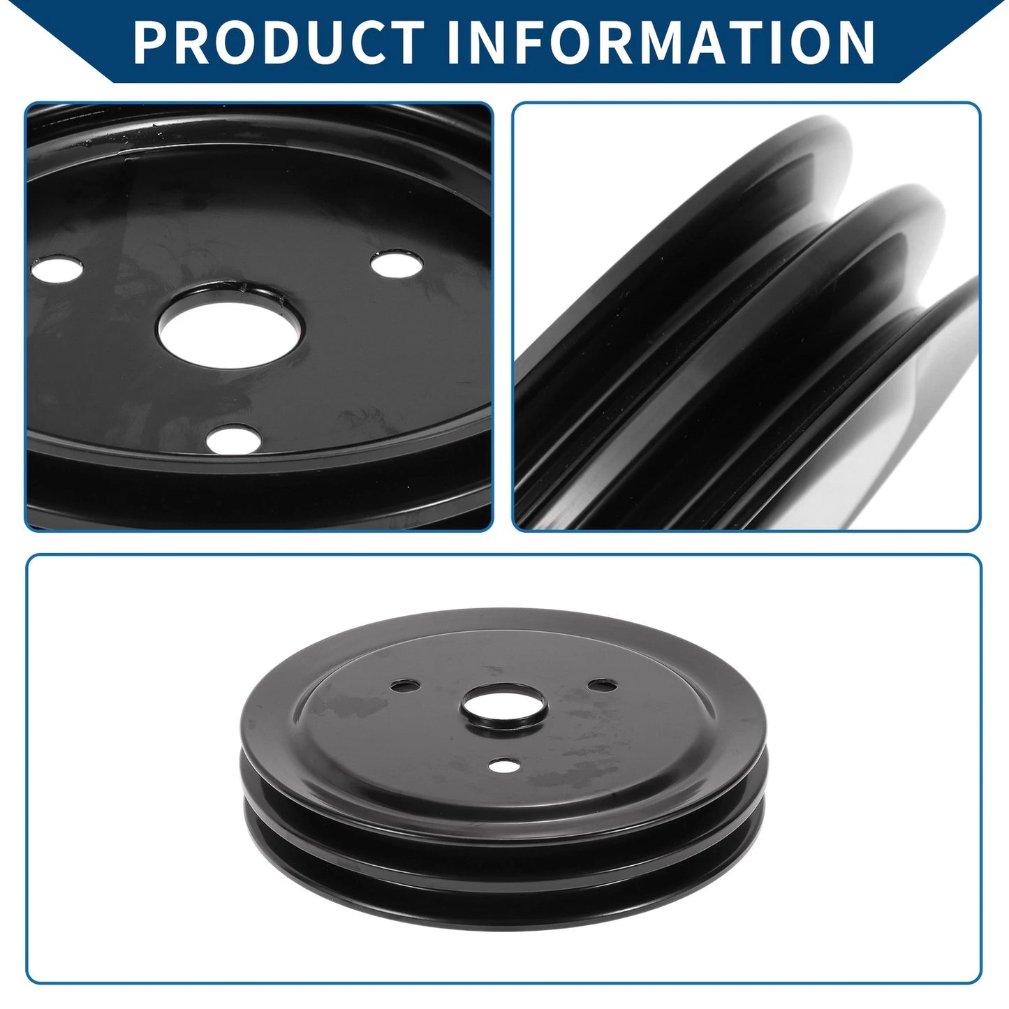 Short Water Pump Crankshaft Pulley for Chevy SBC Small Block