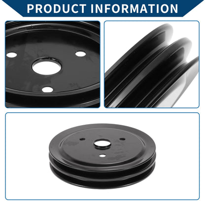 Short Water Pump Crankshaft Pulley for Chevy SBC Small Block