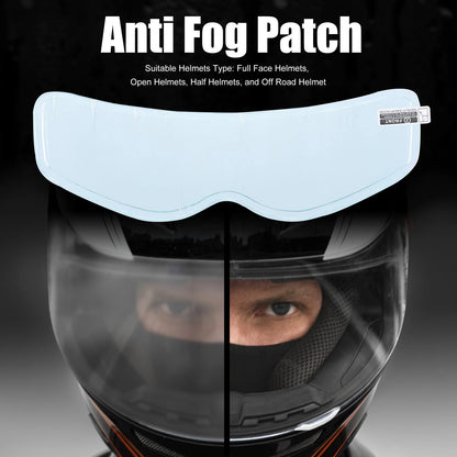 Film 8.86x2.56 Helmet Anti-Fog Lens Sticker for Motorcycle