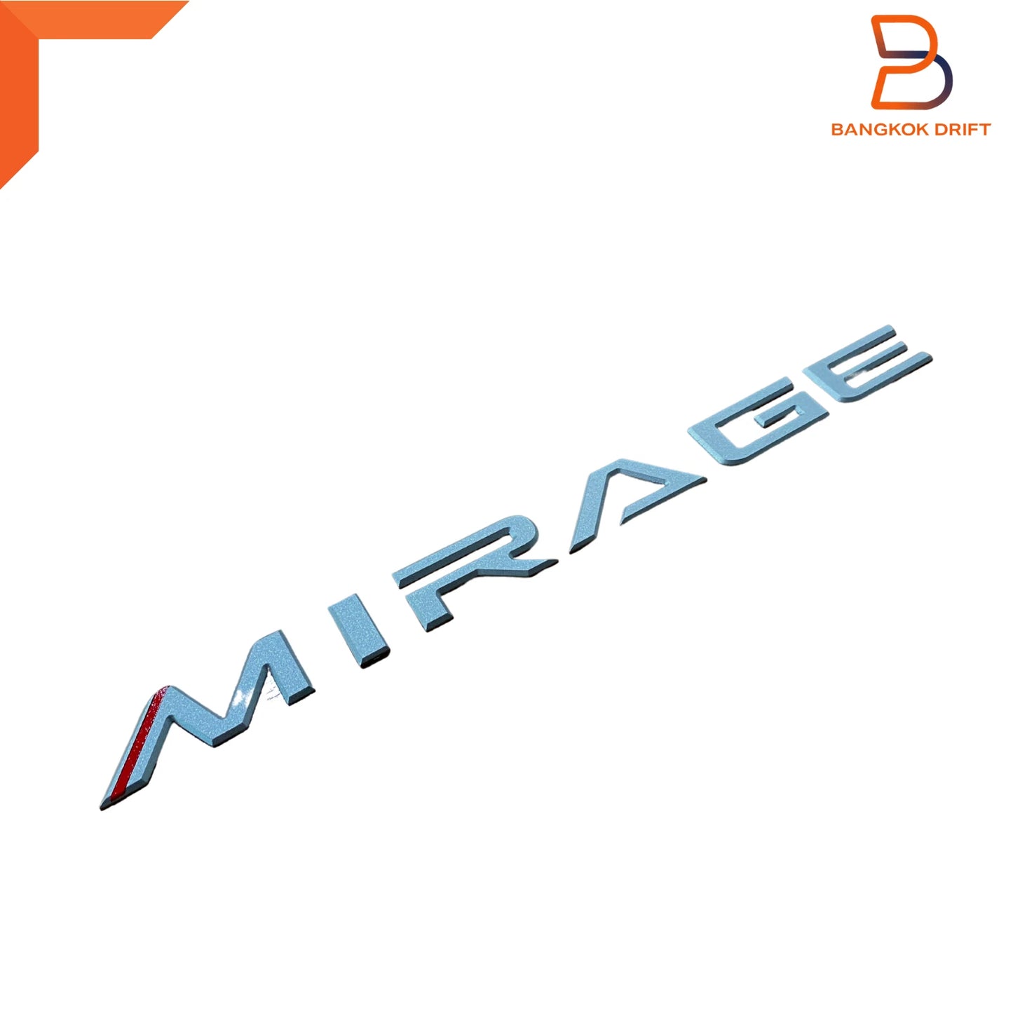 3D Acrylic Logo Emblem Badge for Mitsubishi Silver Mirage