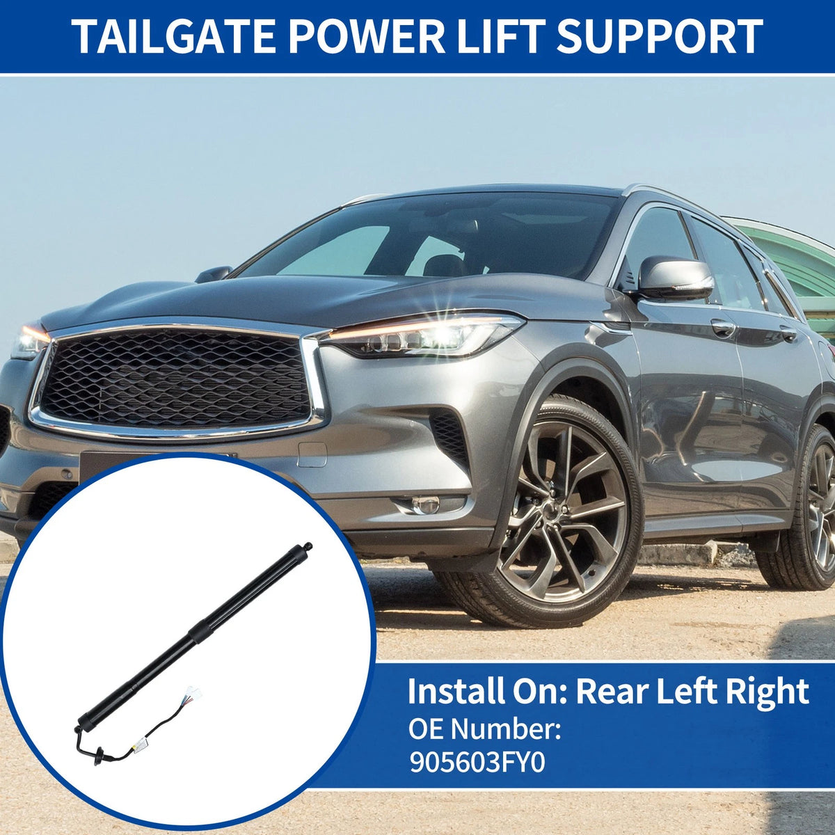 Tailgate Power Lift Support - Rear LH RH for Infiniti FX50 (2011-2013)
