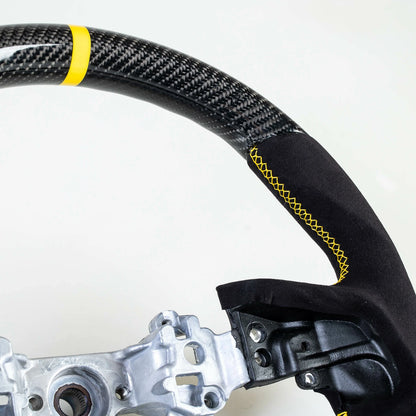 Carbon Suede Y Steering Wheel for Subaru Impreza, Forester, Ascent, Crosstrek (2017-2023)
