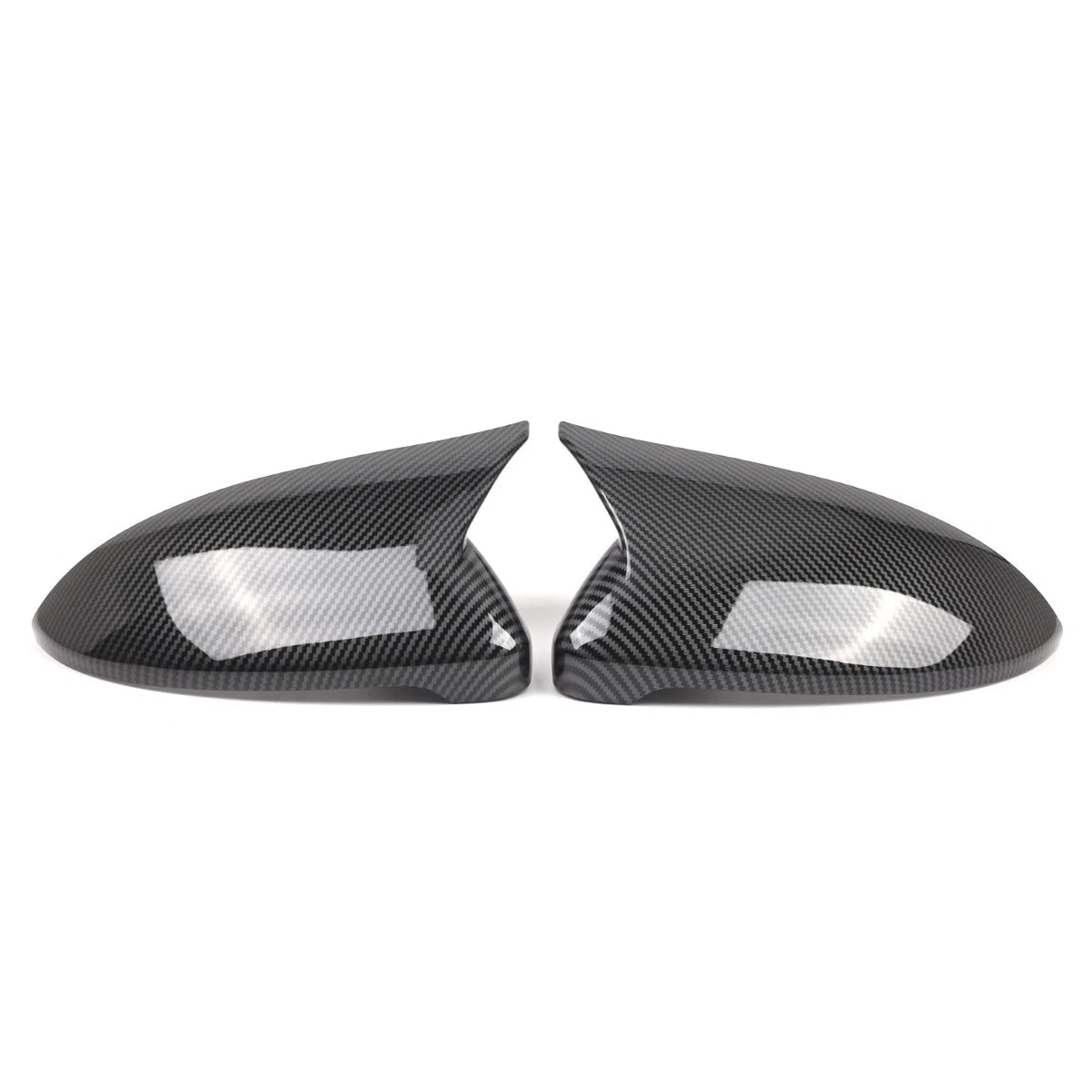 Horn Carbon Style Side Mirror Caps Covers for VW Golf MK7 (2014–2019)