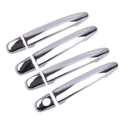 Silver Door Handle Cover Trim Kit for Toyota Avalon Highlander Camry (2013-2023)