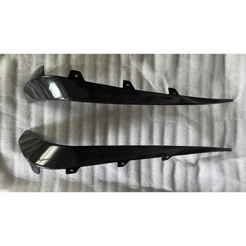 Dry Carbon Fiber Front Bumper Side Canards Splitter for Benz CLS63 AMG S C218