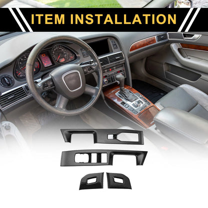 Front Door Window Switch Panel Cover Trim for Ford F-150 (2021-2024)