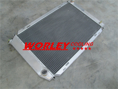 2ROW Aluminum Radiator + Fan for Ford Mustang (1979-1993)