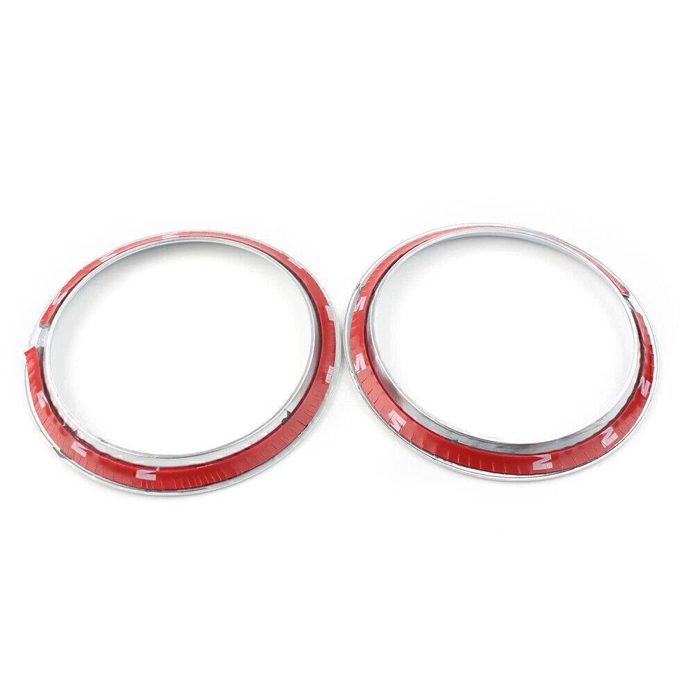 ABS Chrome Front Console Cup Holder Trims for Toyota Sienta (2016-2018)