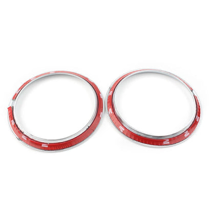 ABS Chrome Front Console Cup Holder Trims for Toyota Sienta (2016-2018)