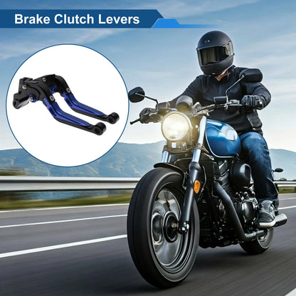2x Adjustable Short Long Brake Clutch Levers for Kawasaki Versys 650