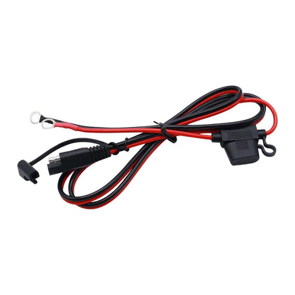 16AWG SAE to O Ring Cord Adapter Battery Charging Cable for 12-24V Vehicles