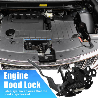 Black Hood Latch Lock for Nissan Altima (2013-2015)